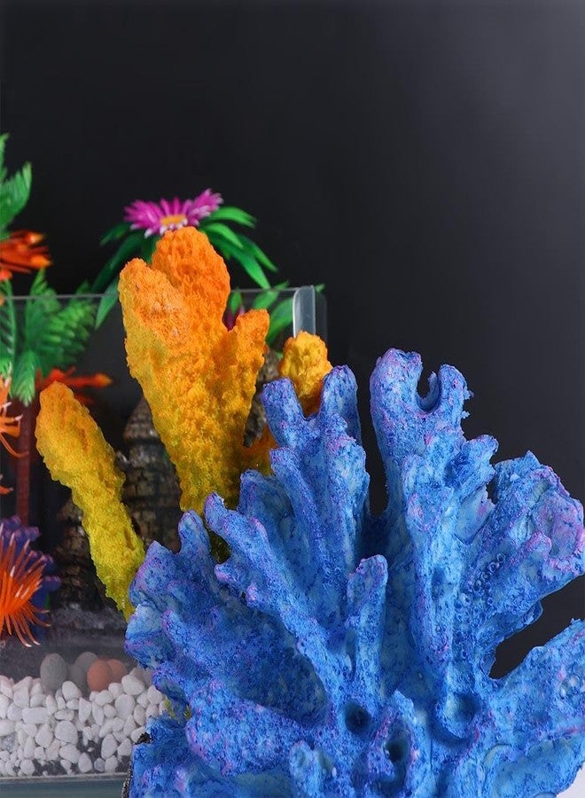 Kopida Artificial Reef Rock, Colorful Reef Rock, Simulation Coral Plant Decor for Aquarium Fish Tank Decor - Image 4